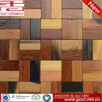 hot design product mixed Solid wood design bedroom mosaic wall tile